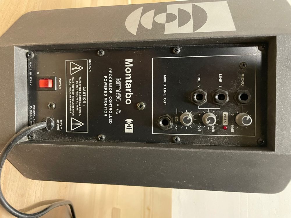 MONITOR MONTARBO MT150A AMPLIFICATO- MONTARBO MT-150A